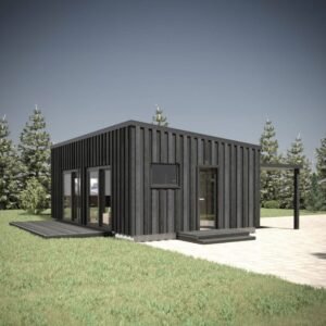 Foldable house made in EU - side