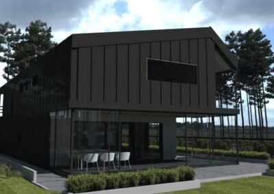 Prefab wooden house Lithuania -2