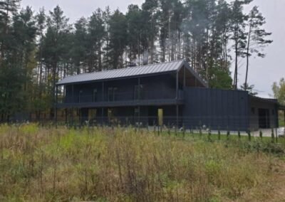 Prefabricated house in Lithuania