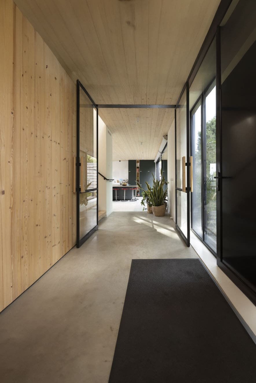 Wooden prefab house-in Netherlands -interior